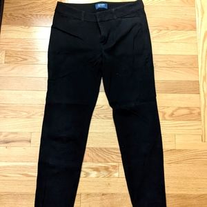 Old Navy pixie mid rise black pants 8